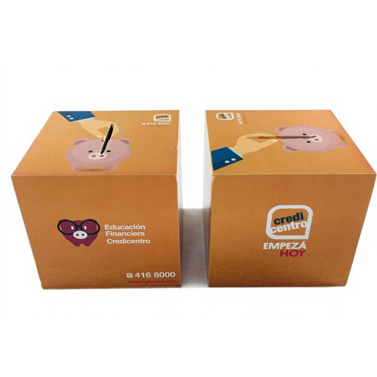 Alcancía cúbica personalizada